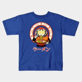 Daruma Zen Ramen Kids T-Shirt